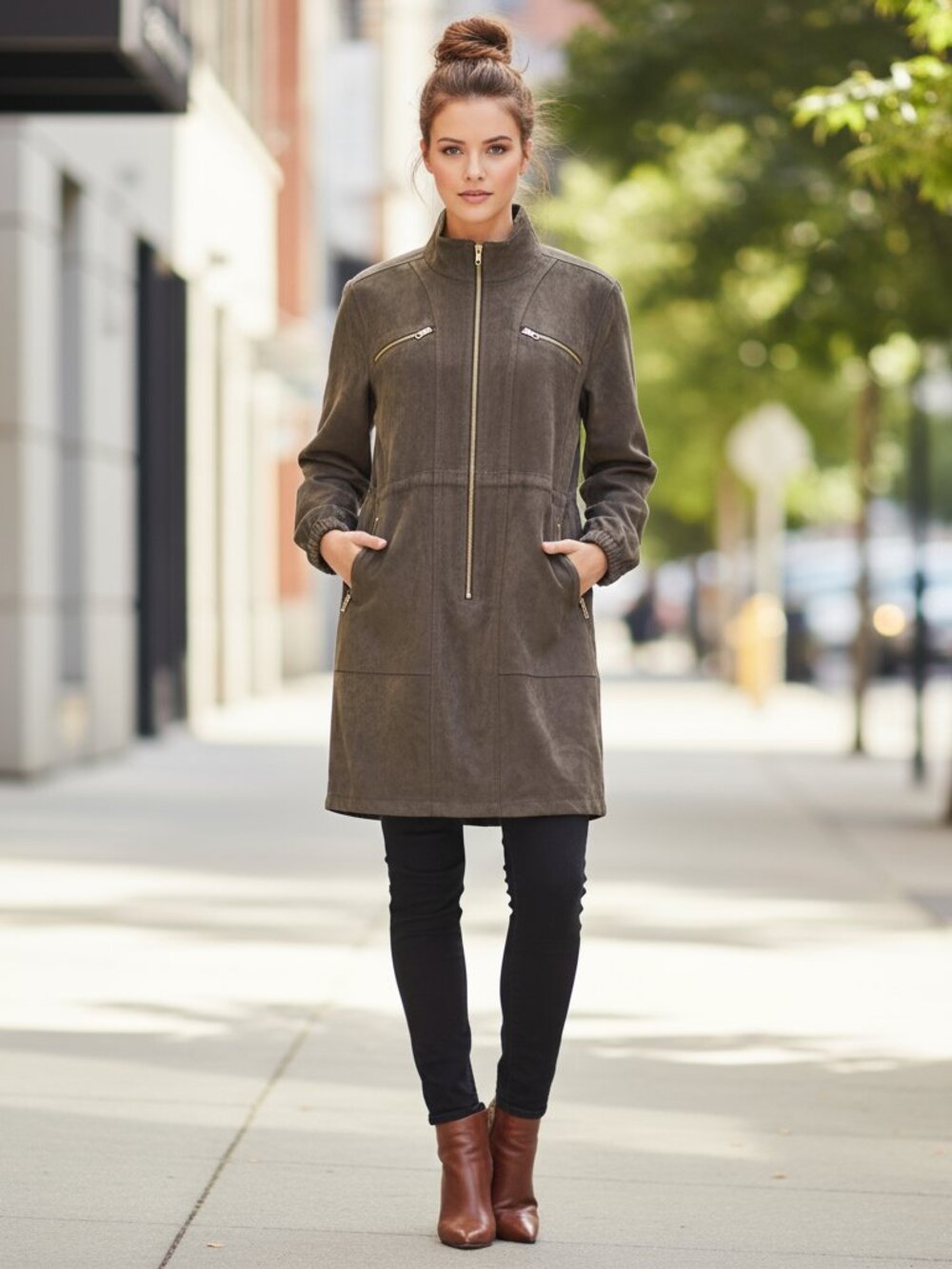 NWT Banana Republic Jacket Olive Green Size M